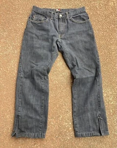 RLX Ralph Lauren Polo Sport Jeans Mens Dark Blue Zip Ankle Pants Fits 30x27 - Picture 1 of 9