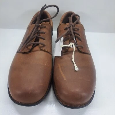 Zapato Carolina CA5680 Puntera Aluminio Cuero Opanka Oxford Mujer Talla 11 W Foto 1 de 4