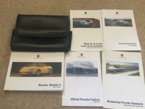 PORSCHE BOXSTER / BOXSTER S OWNERS MANUAL HANDBOOK & WALLET 2002 - 2004 - Picture 1 of 6
