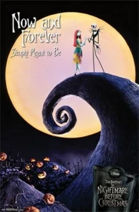 THE NIGHTMARE BEFORE CHRISTMAS POSTER Now and Forever RARE HOT NEW 22x34 - Picture 1 of 1