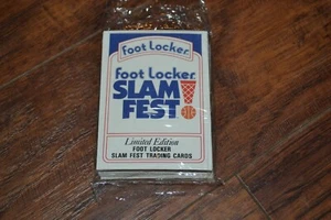 H13- 1991 Foot Locker Slam Fest Limited Edition Basketball Cards Sealed Pack - Picture 1 of 2