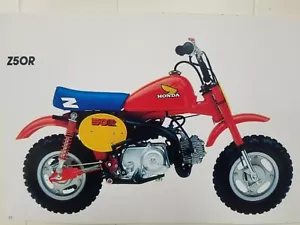 HONDA Z50R 1984 DECALS KIT COMPLETE REPRO - Picture 1 of 8