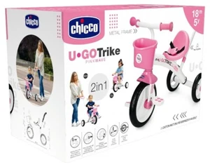 CHICCO TRICICLO U-GO TRIKE 2 IN 1 ROSA PINK WAVE - Foto 1 di 4