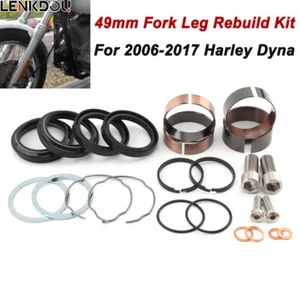 For Harley Front Fork Seals Kit 49mm Dyna Wide Glide Low Rider 06-17 0403-0074 - Picture 1 of 5