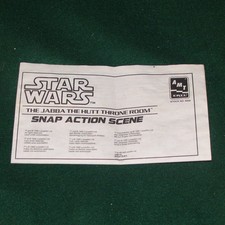 ATM ETRL Star Wars Jabba the Hutt Throne Room model Instructions ONLY