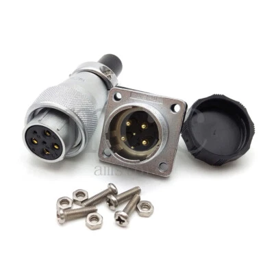 WEIPU WS20 6Pin CNC Wire Connector Plug Socket ,Aviation Cable Connector - Image 1 of 4