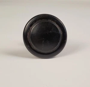 Lote De 9 Cajón Puerta Gabinete Cocina 1-1/8" Redondo Negro Perillas Tirar Herrajes NUEVO - Imagen 1 de 7