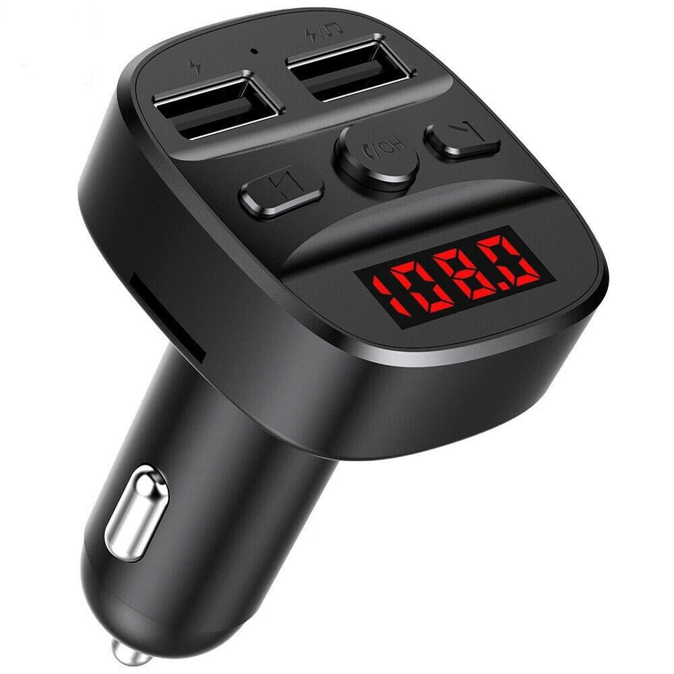 Handsfree Call Music Podcast Charger Car Audio fm Transmitter for LG Phones - Image 1 of 4