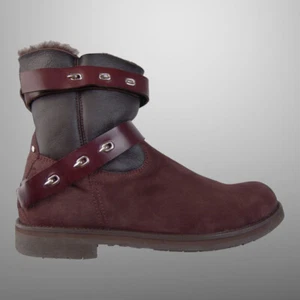 CESARE PACIOTTI MODE LAMMFELL WILDLEDER STIEFEL US 10 TALIAN DESIGNER HERRENSCHUHE - Bild 1 von 11