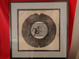 PAOLO BONI, Original Graphisculpture with Collage, To Mozart, Signed  # 50/221 - Picture 1 of 7