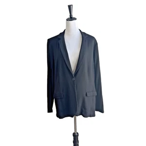 Elie Tahari Damen Schwarz Blazer Jacke XL Neu mit Etikett Langarm Kragen Workwear - Bild 1 von 12