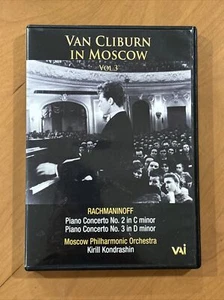 Van Cliburn in Moscow, Vol. 3- Rachmaninoff Concertos 2, 3, DVD NTSC,Classical,B - Picture 1 of 5