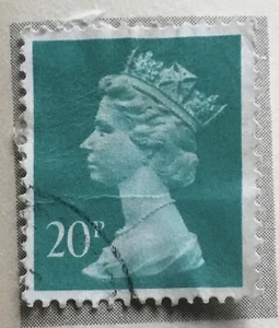 Great Britain stamps - Queen Elizabeth II 20p British penny 1988 Sg:GB X959 - Picture 1 of 1