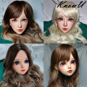 BJD Kigurumi Animated Mask Female Head Shell Cosplay Makeup Mask - Picture 1 of 26