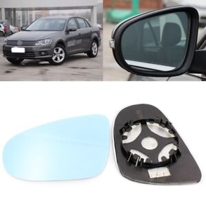 Rearview Mirror Blue Glass Side Mirror Wide Angle Heated For Volkswagen Bora