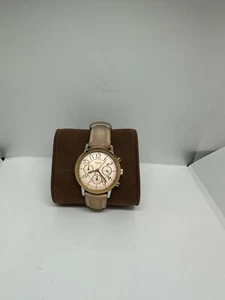 Fossil Krista BQ-3228 Chronograph Two Tone Gold Blush Tone Women's Watch New Bat - Picture 1 of 9