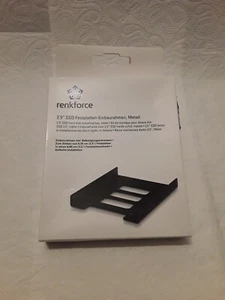 Renkforce Festplatten - Einbaurahmen SSD 2,5 Zoll auf 3,5 Zoll - NEU OVP - Bild 1 von 2