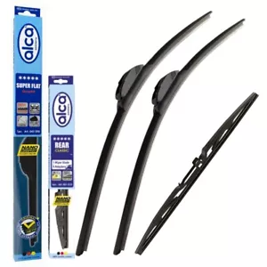 Fits Kia Rio 2011-2016 Alca Germany Wipers ASF26''16''H12"ARC Front And Rear - Picture 1 of 9