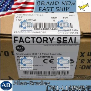 Factory Sealed Allen-Bradley 1761-L16BWB/E MicroLogix 1000 16 Point Controller - Picture 1 of 8
