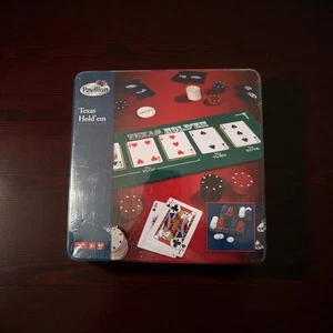 Pavilion Texas Hold'em Poker Karten Set - Sammlerdose, Turnierstil, Marke - Bild 1 von 3