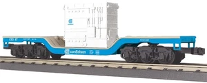 MTH 30-76936 Con Edison O Gauge RailKing Dep. Center Flat Car w/Transformer Load - Picture 1 of 1
