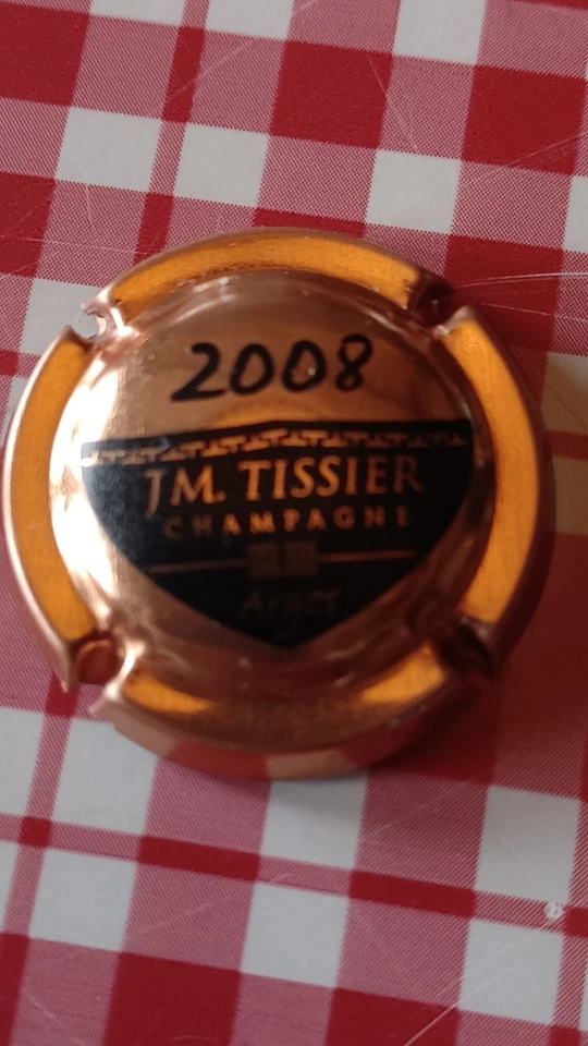 capsule de champagne TISSIER JM N'15 ARGOS 2008 - Photo 1/1