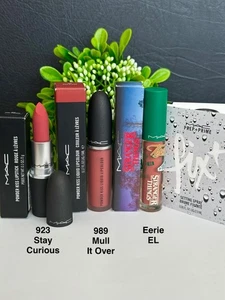 MAC Power Kiss Lipstick & Liquid Lip Bundle (4pcs - Value $83) - Picture 1 of 4