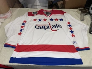 Maglia invernale classica 2011 Washington Capitals uomo XXL pulita Reebok cucita bianca - Foto 1 di 12