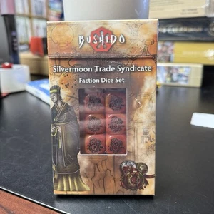 Juego de dados de facción Bushido Silvermoon Trade Syndicate NUEVO 2021 GCT Studios - Imagen 1 de 5