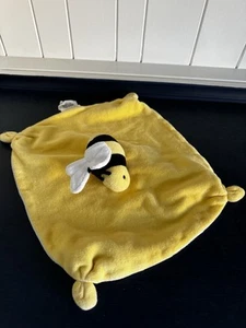 Burt's Bees Baby Hold Me Bee Lovey Organic Plush Yellow Knotted Corner Plush EUC - Picture 1 of 5
