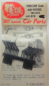 HO Scale Cal-Scale AH-276 Freight Car Air Hoses – 10 Sets NOS Detail Parts - Picture 1 of 1