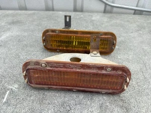 1967-1972 GMC Truck Front Grille Marker Turn Signal Light Assembly’s C10 K10 OEM - Picture 1 of 18