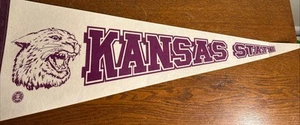 Kansas State Wildcats Pennant by Win Craft, NCAA, Full Size 12" x 30” KSU - Picture 1 of 7