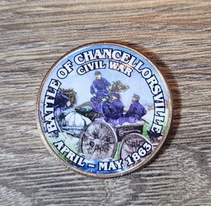 Battle of Chancellorsville Colorized Half Dollar - Bild 1 von 3