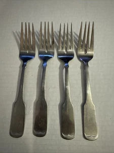 International Westminster 4 Dessert Salad Forks Stainless Flatware Korea - Picture 1 of 6