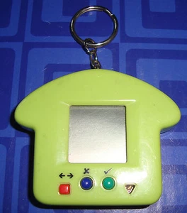 LETZTE 1 Cyber Baby Schlüsselanhänger elektronisch Handheld Reisespiel Keychain grün - Bild 1 von 2