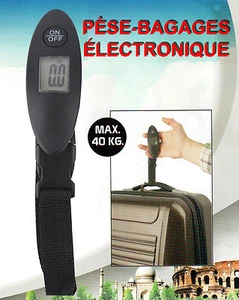 PESON PESE BAGAGES VALISE ELECTRONIQUE jusqu'à 40 K valise Voyage avion aéroport - Imagen 1 de 1