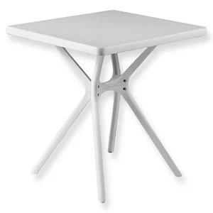 Mesa Cuadrada De Jardín De Plástico Para Exteriores Bar Restaurante 70×70×74 Cm - Imagen 1 de 4