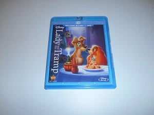 Walt Disneys Lady and the Tramp 2012 Diamond Edition Blu-Ray 2-Disc DVD Set OOP - Picture 1 of 3