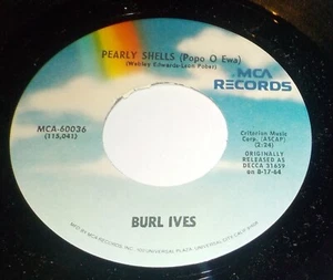 Burl Ives 45 A Little Bitty Bear / Pearly Shells NM C1 - Picture 1 of 2