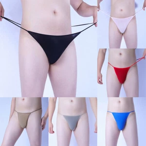 Mens Sexy/G-string Panties Thong Invisible T-back Underpants Underwear Lingerie - Picture 1 of 32