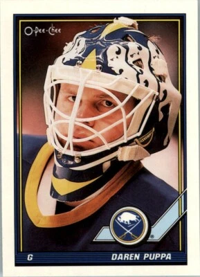 1991-92 O-Pee-Chee NHL Daren Puppa #333 - Image 1 of 2