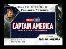 2021 UPPER DECK BLACK DIAMOND POLISHED CAPTIAN AMERICA PATCH 46/49 AVENGERS
