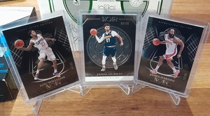 NOIR x3 LOU WILLIAMS /99, JAMAL MURRAY /99 and JAMES HARDEN /99 RARE CARDS 
