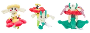 Pokemon Plush doll Pokémon fit Flabébé Floette Florges Set of 3 Japan NEW - Picture 1 of 10