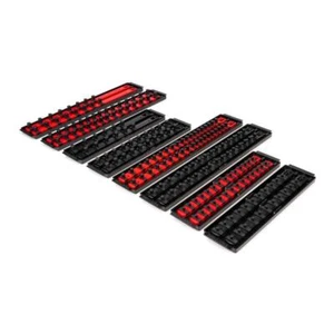TEKTON Organizer Socket Rail + Tray Set 196-Tool 1/4", 3/8", 1/2" Drive Steel - Picture 1 of 2