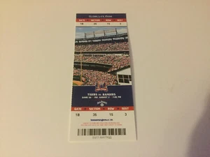 RANGERS~2019 TICKET STUB 8/2/19 VS TIGERS~Scott Heineman MLB DEBUT - Picture 1 of 1