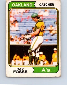 VINTAGE BASEBALL CARD O-PEE-CHEE 1974 OAKLANS ATHLETICS RAY FOSSE NO606 - Picture 1 of 2