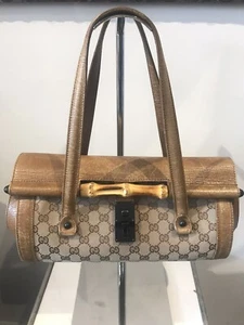 Gucci Vintage Monogramed Bullet Bag - Picture 1 of 10