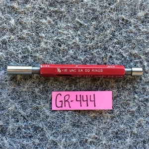 3/8 16 UNC 2A SET PIN PLUG .375 GO NO GO P.D.'S = .3054 & .3060 NC-2A - Picture 1 of 6